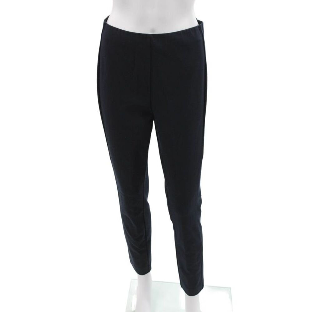 Rag & Bone Women Ankle Pants Black Zip Minimalist 66% Cotton Size 6